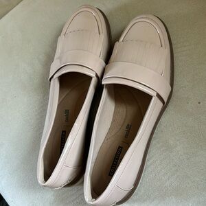 Pink Patent Leather Loafers